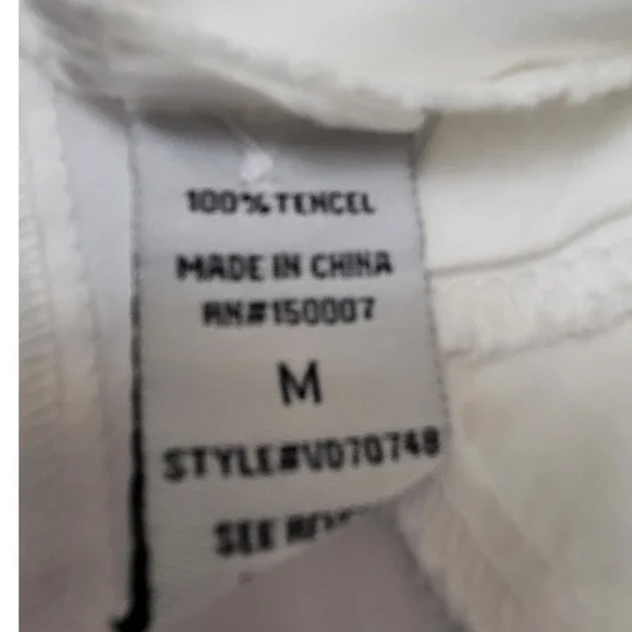 Bundle 2 Dresses Veveret White Tencel Button Front /I Heart It Black Flor Lace M - Picture 5 of 9